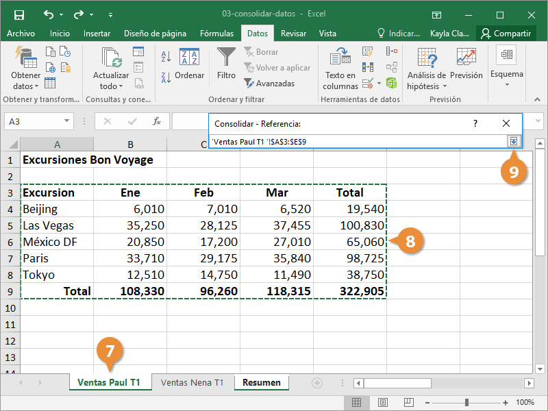 Consolidar Datos