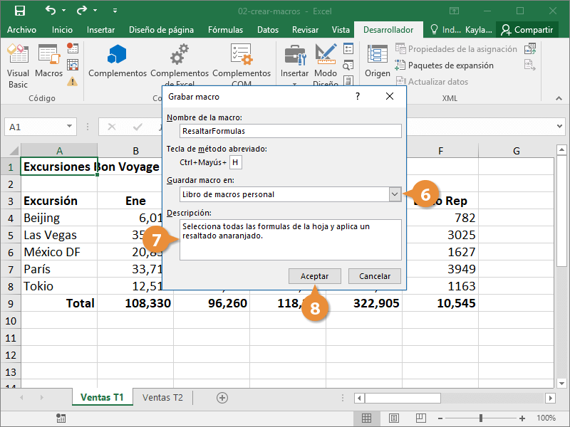 Macros en Excel: optimiza tu trabajo con las hojas de cálculo