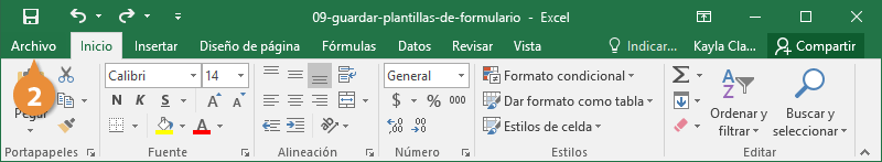 Guardar Plantillas de Formulario