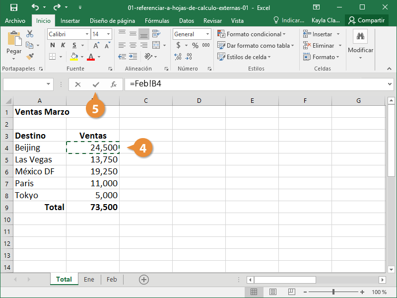 Referencias Hojas de Calculo Externas