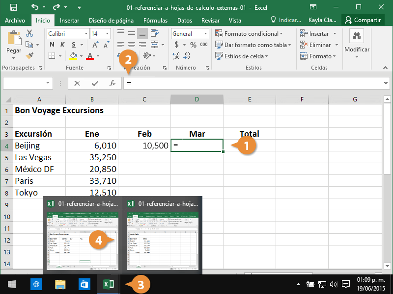 Referencias Hojas de Calculo Externas