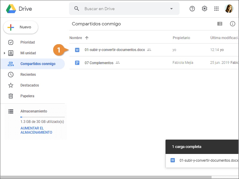 Subir y Convertir Documentos