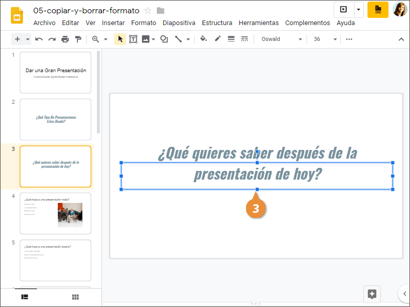 Copiar y Borrar Formato