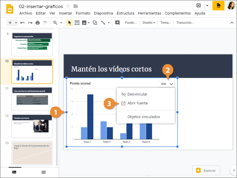 Insertar Graficos