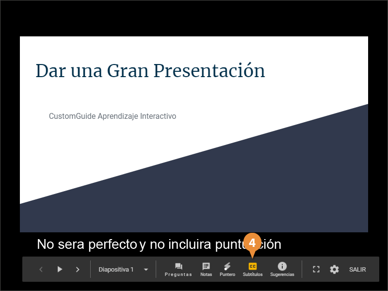 Utilizar las Herramientas de Presentación