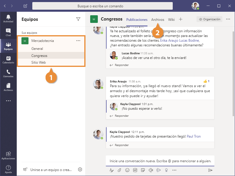 Administrar Archivos Compartidos