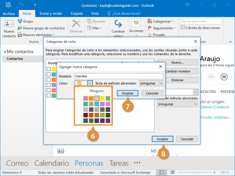 Etiquetar Contactos