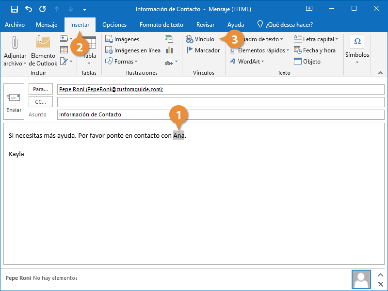 Trabajar con Hipervínculos