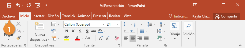 Guardar una Presentación