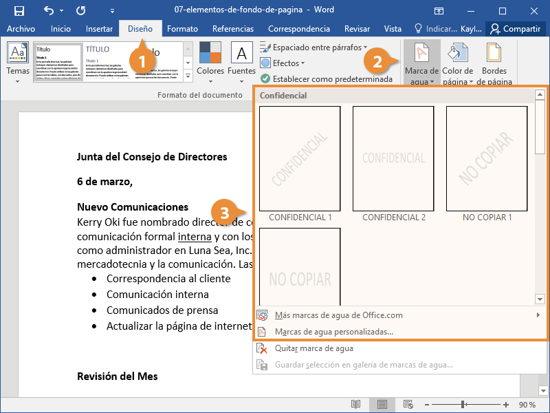 Elementos de Fondo de Página