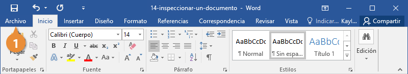 Inspeccionar un documento