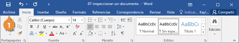 Inspeccionar un Documento