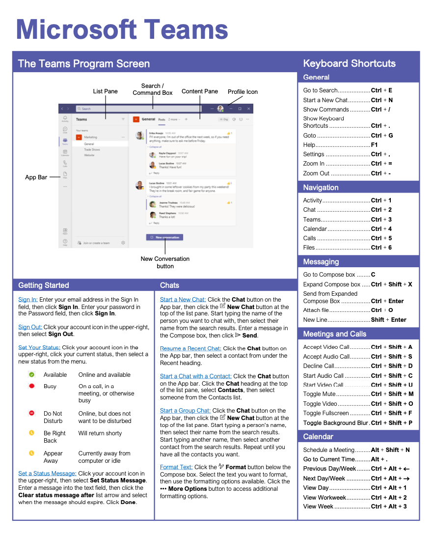 Handy Cheat Sheets – Microsoft Office | CustomGuide