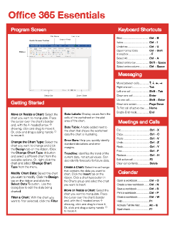 outlook 365 shortcuts