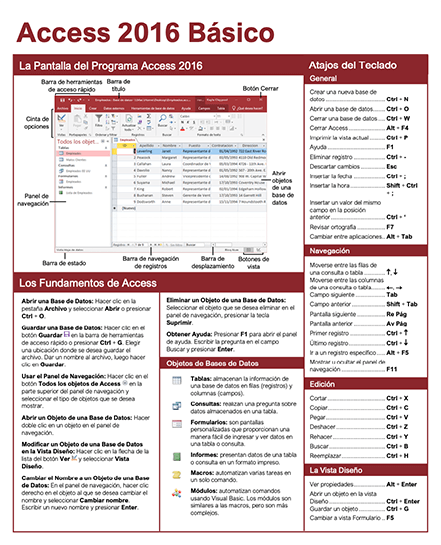 Access 2016 Básico Guia Rapida