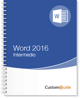 Word 2016 Intermedio Manual