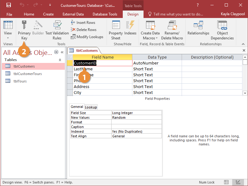 Add a Primary Key and Auto-Increment Fields