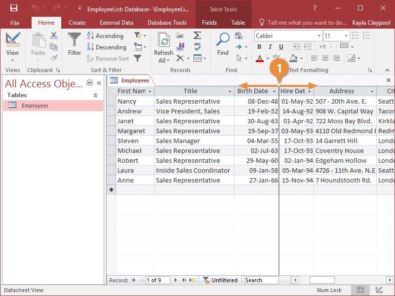 Adjust Rows And Columns CustomGuide