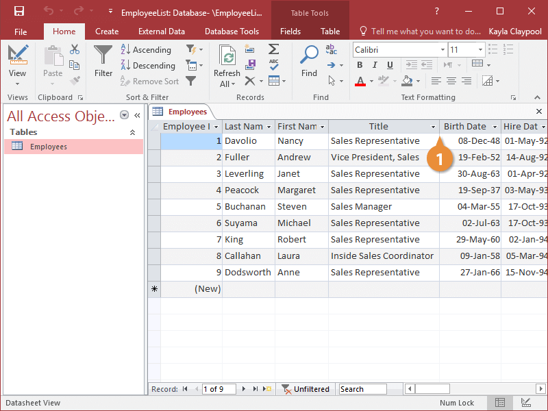Adjust Rows and Columns