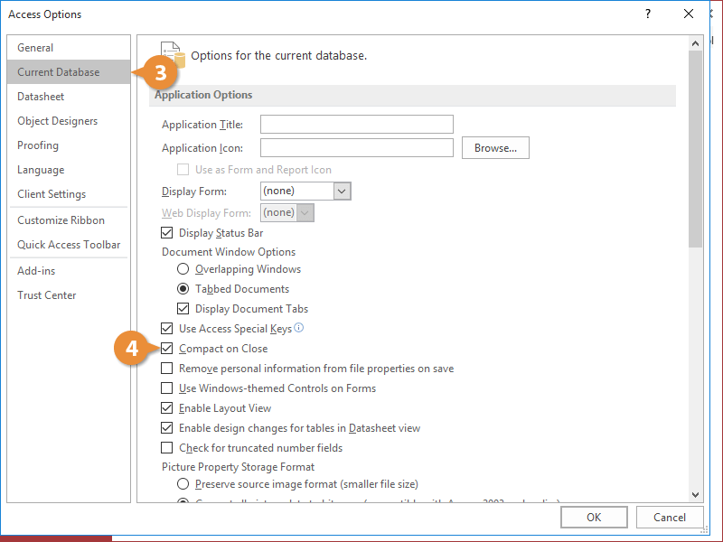 Automatically Compact and Repair