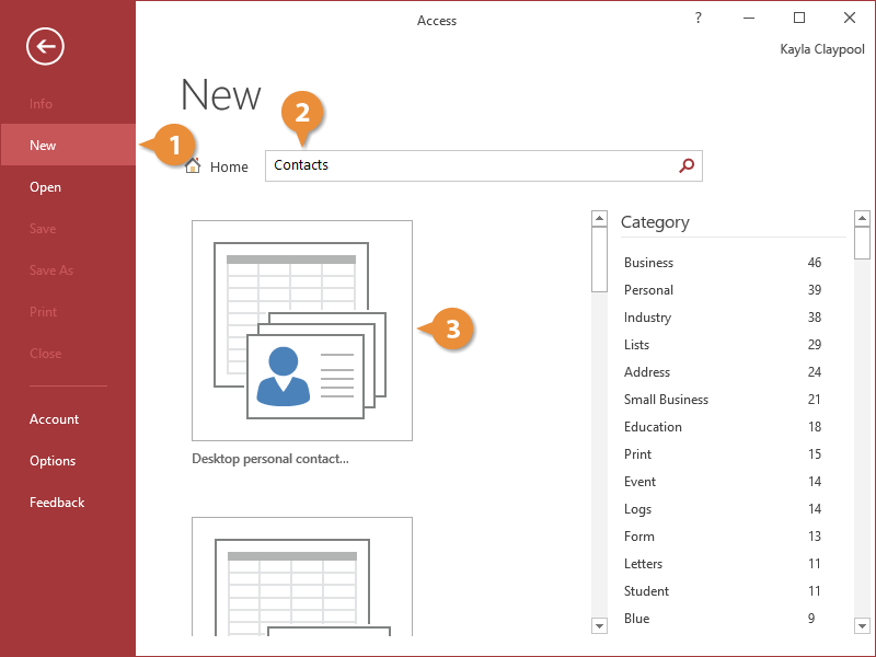 Create a Database