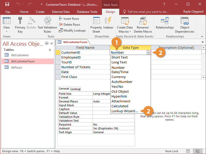 Create a Lookup Field