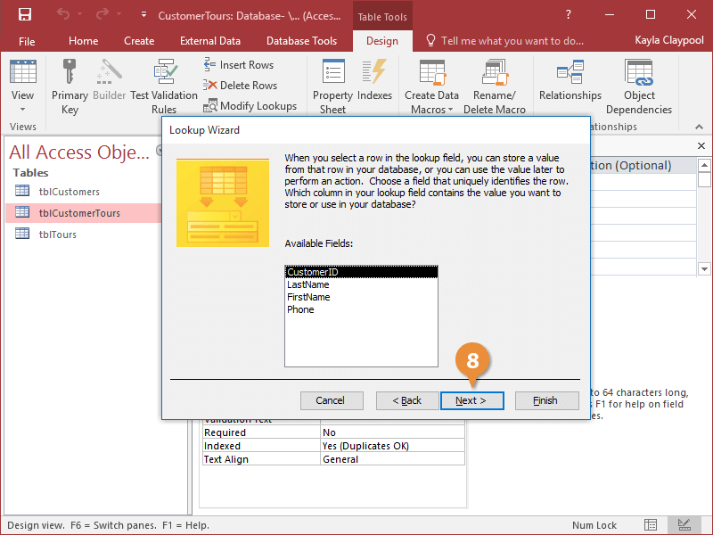 Create a Lookup Field