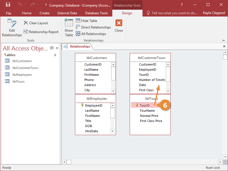 Create Relationships Between Tables