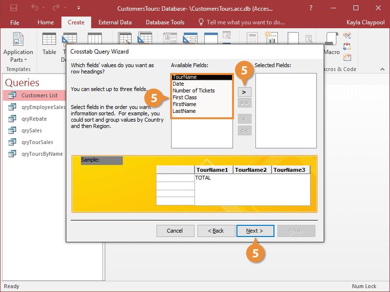 Crosstab Queries