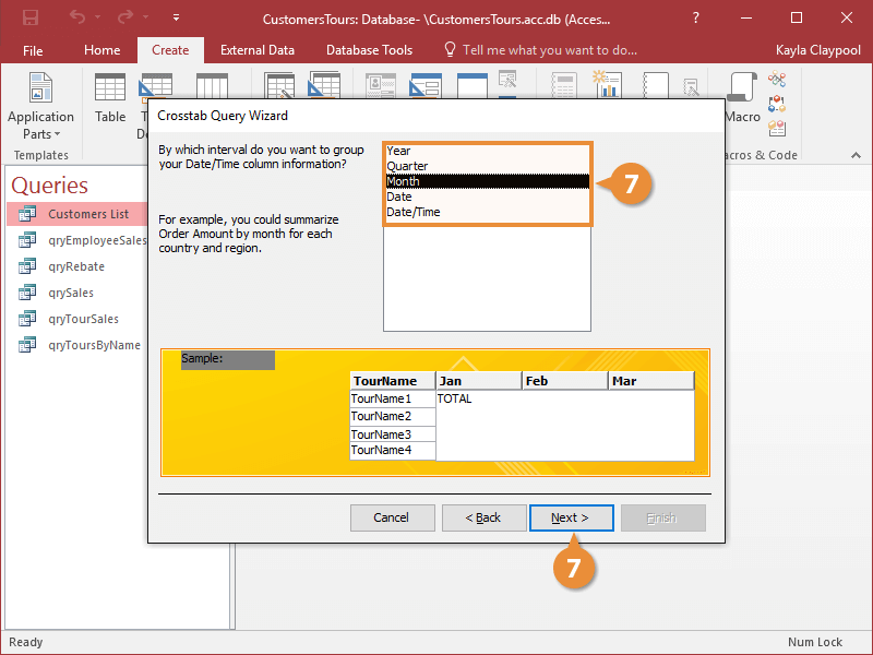 Crosstab Queries