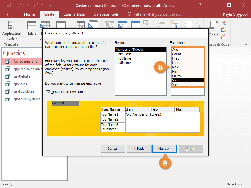 Crosstab Queries