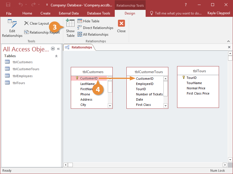 Enforce Referential Integrity CustomGuide