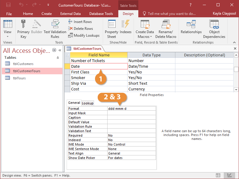 Format Number, Currency, and Date/Time Fields