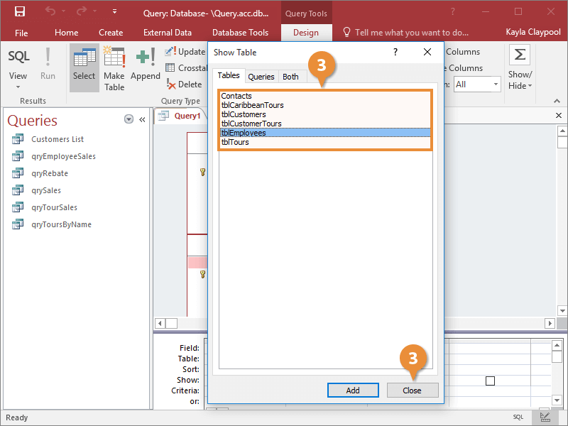 Create a Make-Table Query