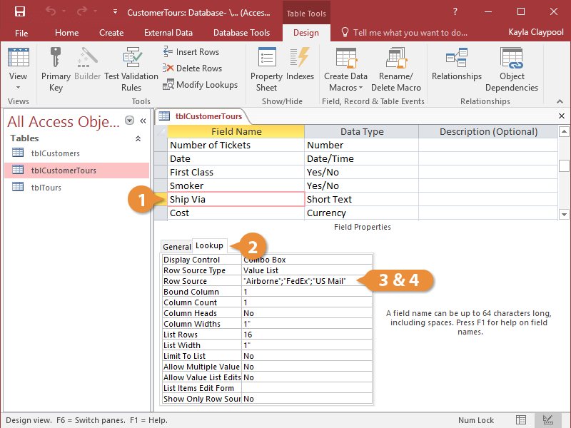 Modify a Lookup List