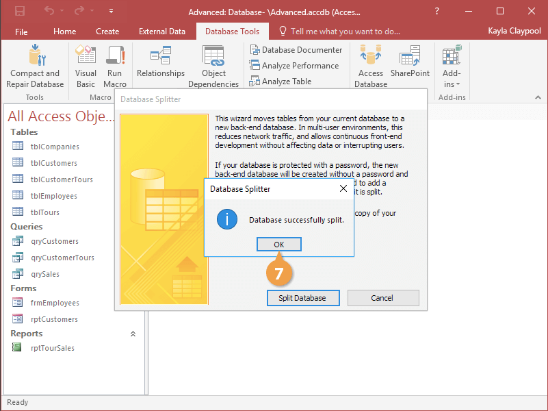 Split a Database