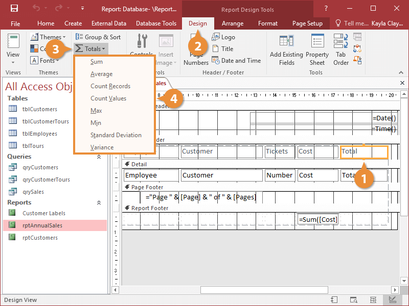 Summarize Data Using Totals