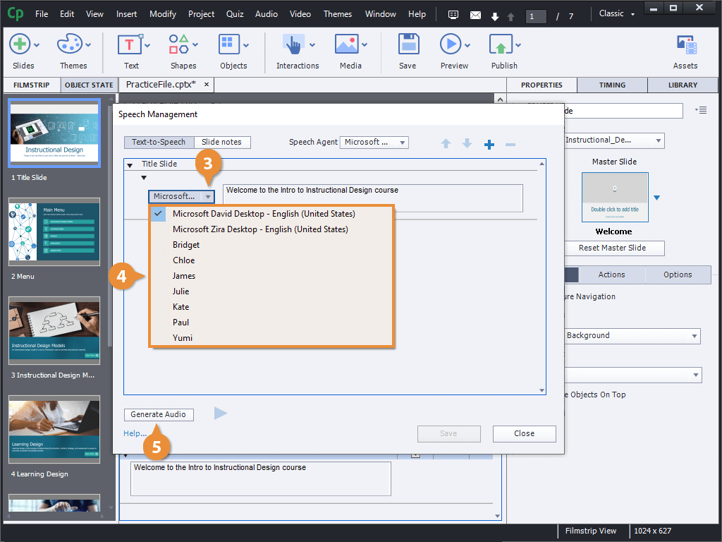 Create Text-to-Speech