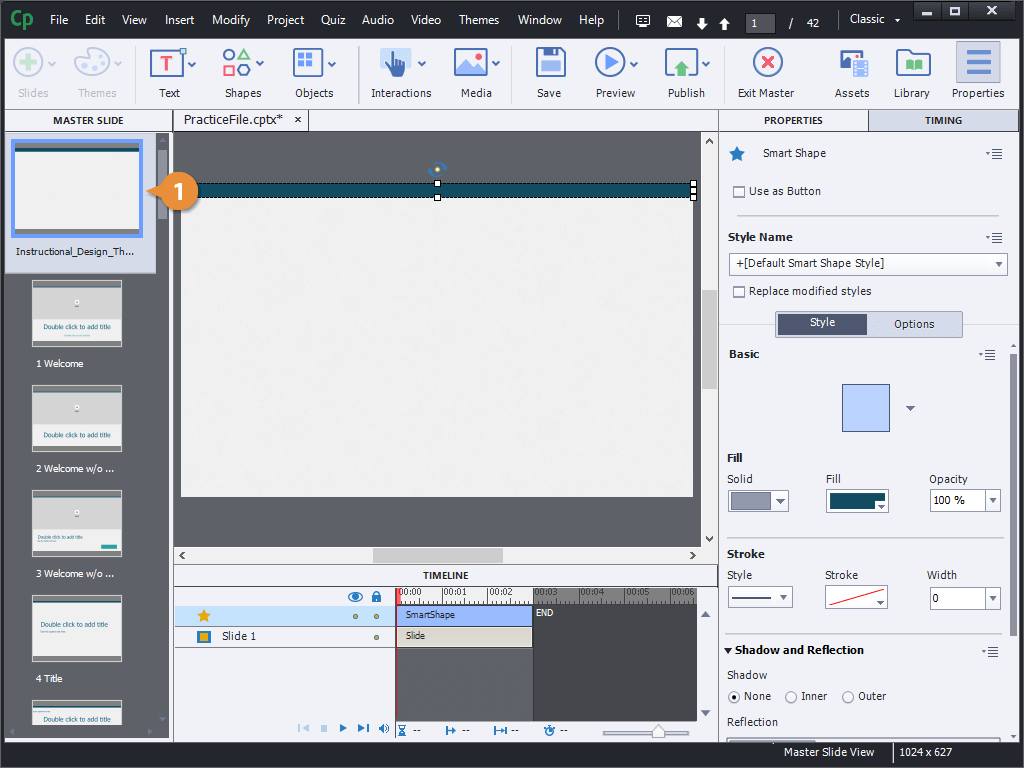 View and Modify the Main Master Slide