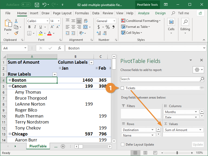 add-multiple-columns-to-a-pivot-table-customguide