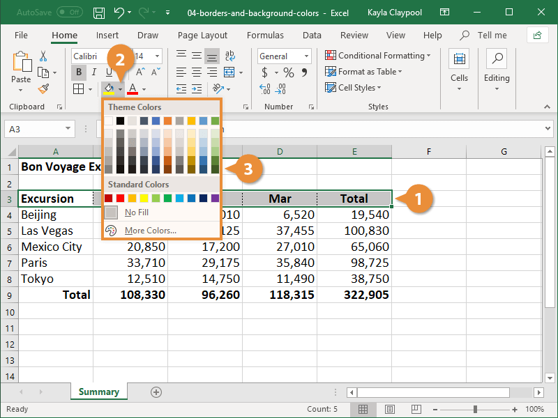 How to Add Borders in Excel | CustomGuide