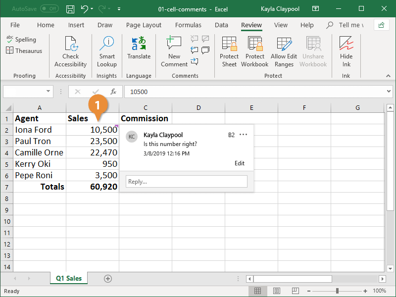 Cell Comments