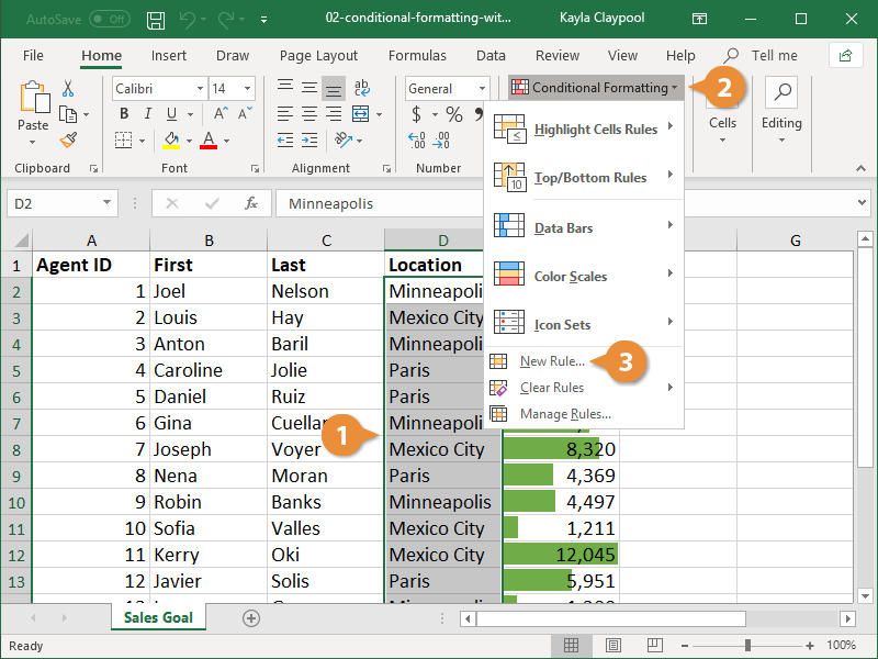 Use Formulas with Conditional Formatting