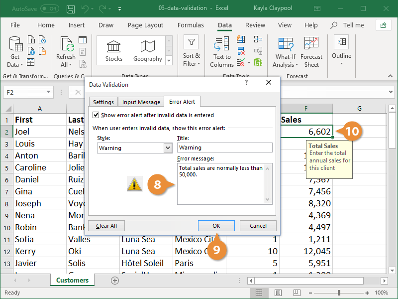 What is Data Validation in Excel and How to Use It?