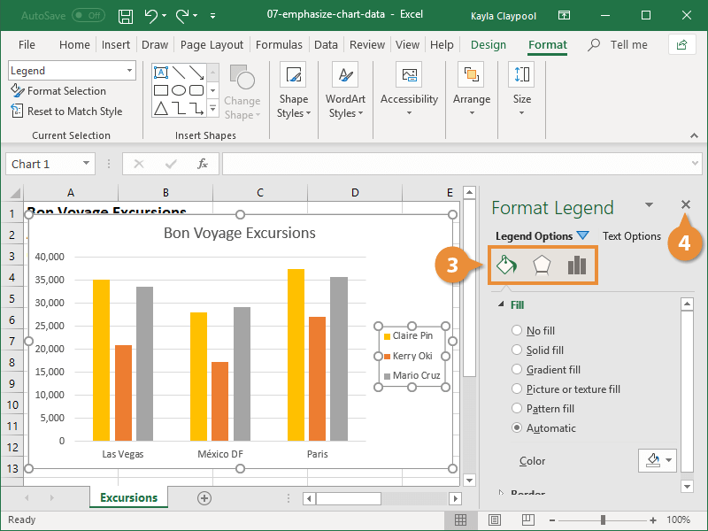 Change the Color of a Data Series