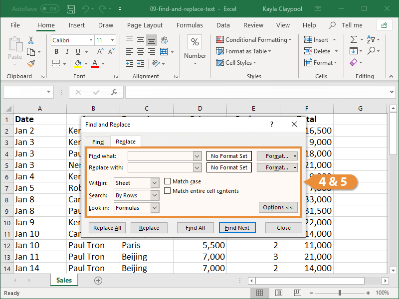 find-replace-in-excel-customguide