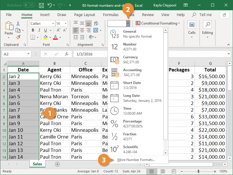 Advanced Number Formats 01