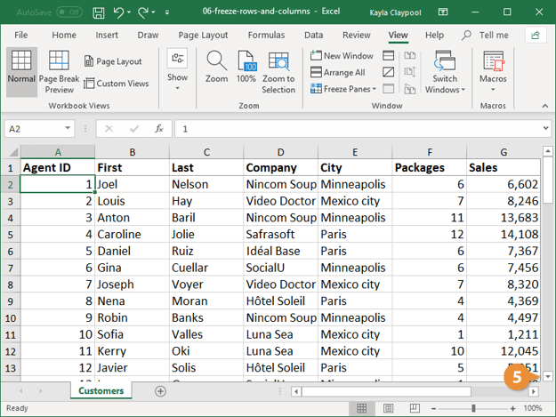 excel how many rows can you freeze