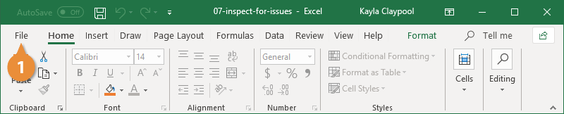 Inspect for Issues Compatibility Issues