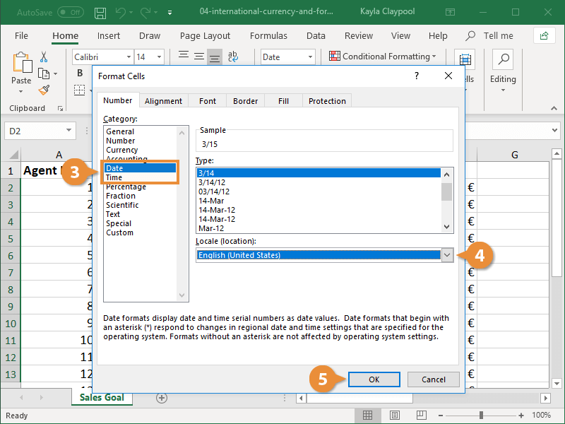 Display a Date or Time in a Different International Format